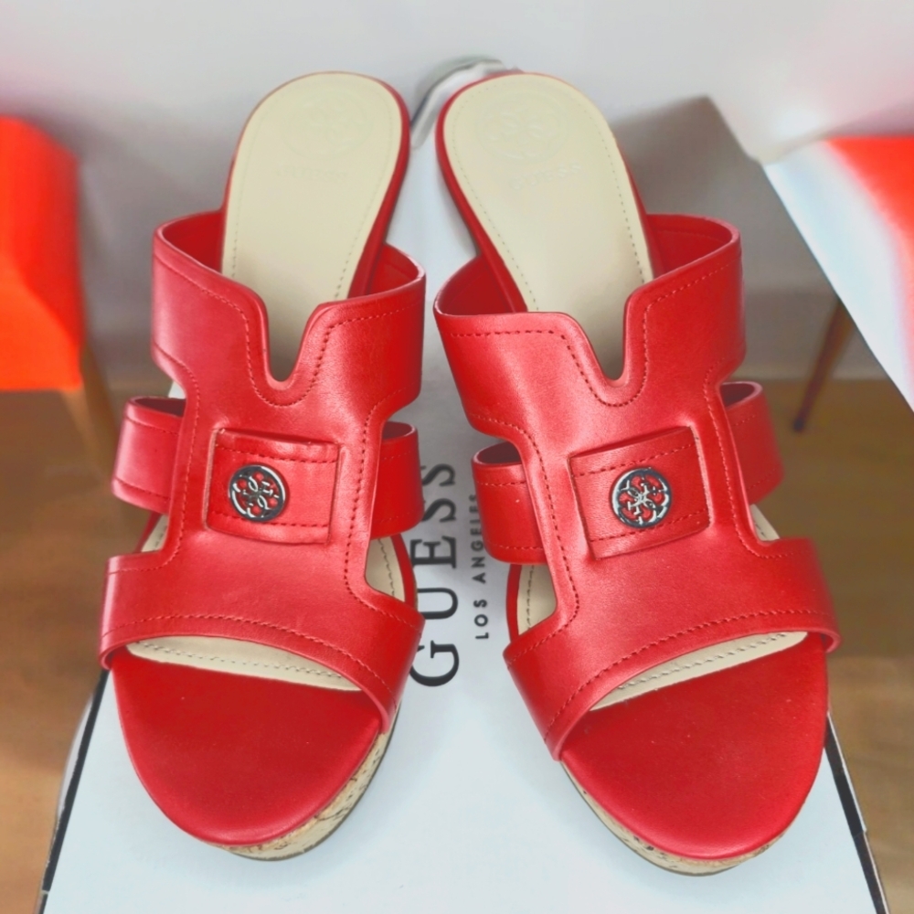 Guess Red Women's Sandals